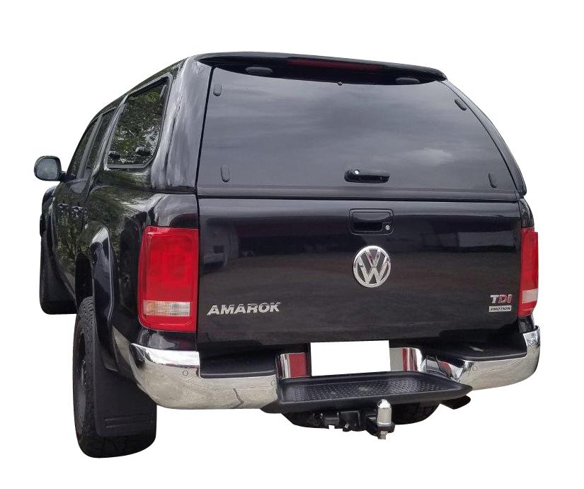 FK400 - HARD TOP SLINE V2 VW AMAROK 2010+ DOUBLE CAB AVEC VITRES NOIR ...